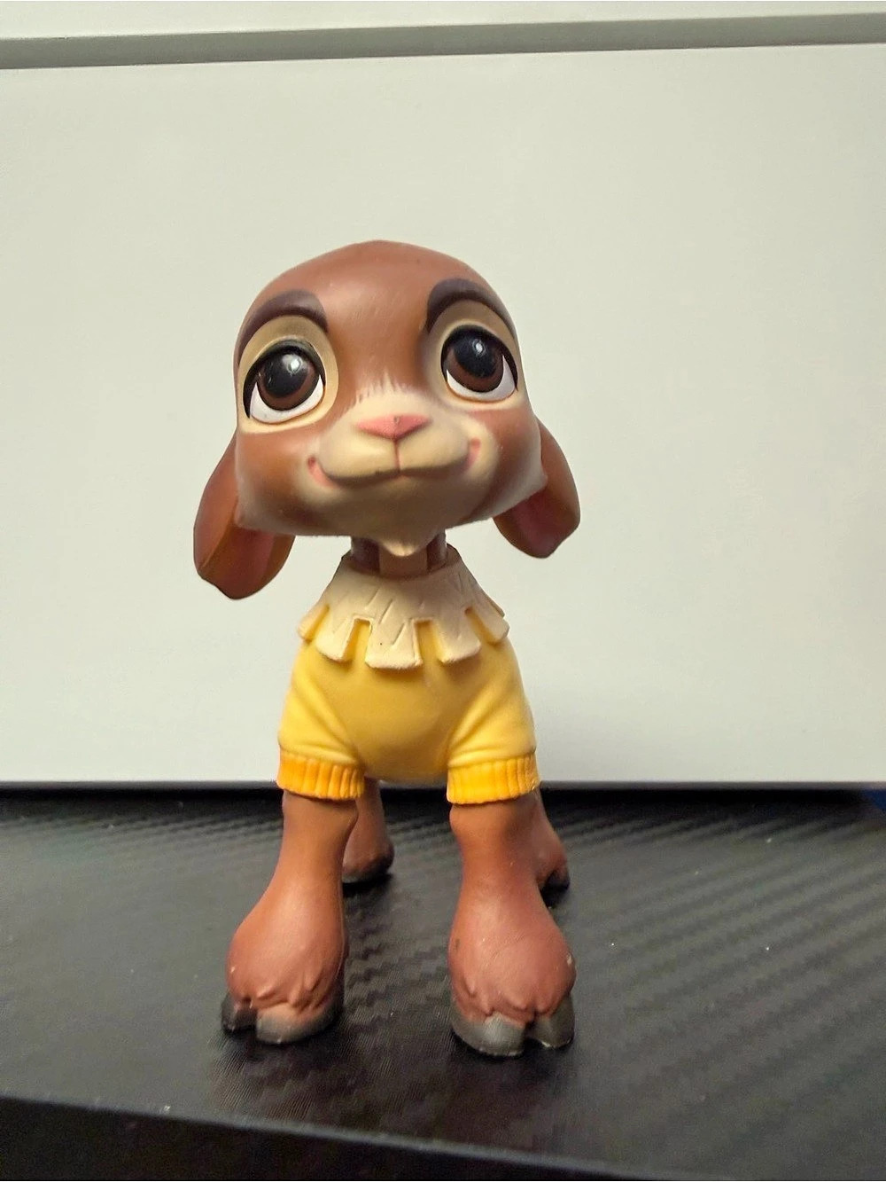 Disney Wish Valentino Goat Figure Brown Yellow Outfit Toy